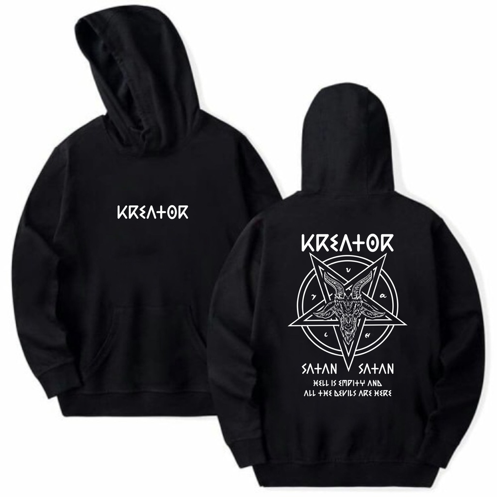 Crewneck Switer Satanic Original Kreator Apparel