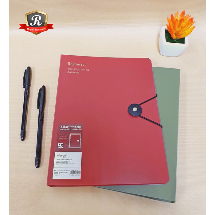 

Cuci Gudang Binder Note Ring Tutup Tali Kancing [A5] Terlaris