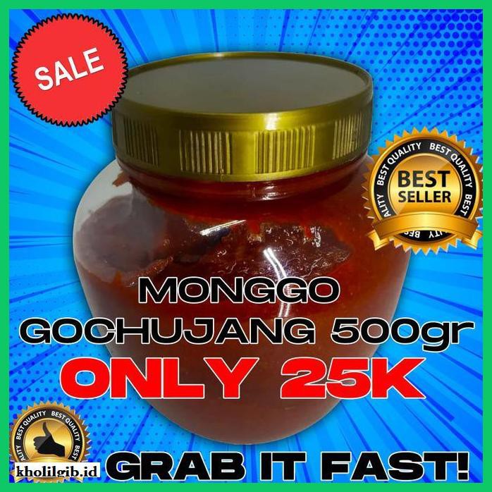 

Aneka-Sambal- Super Sale Promo Monggo Gochujang 500Gr | Gochujang -Pedeeeeeezzzzzzz.