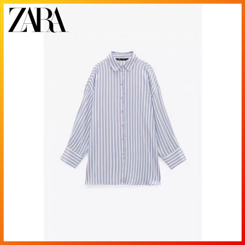 Zara satin oversized shirt