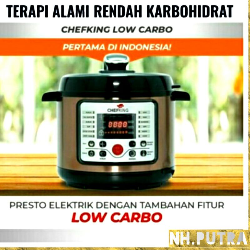 CHEFKING LOW CARBO 🆕 DIGITAL PRESSURE COOKER - TERAPI KESEHATAN