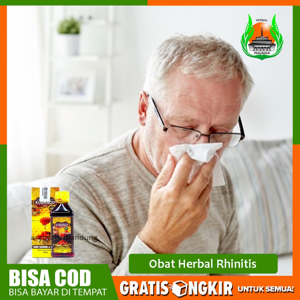 Obat Rhinitis - Rhinitis Alergi - Infeksi Hidung Herbal Alami Sari kurmaqu gmj Original - Bisa COD