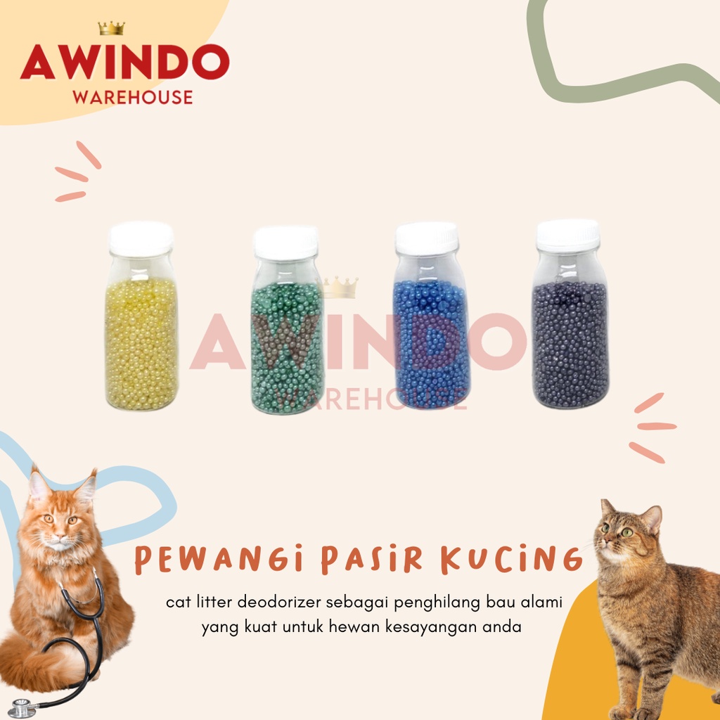 DEODORIZER PEWANGI PASIR KUCING 50GR - Pengharum Bau Pasir Gumpal Kucing Cat Litter