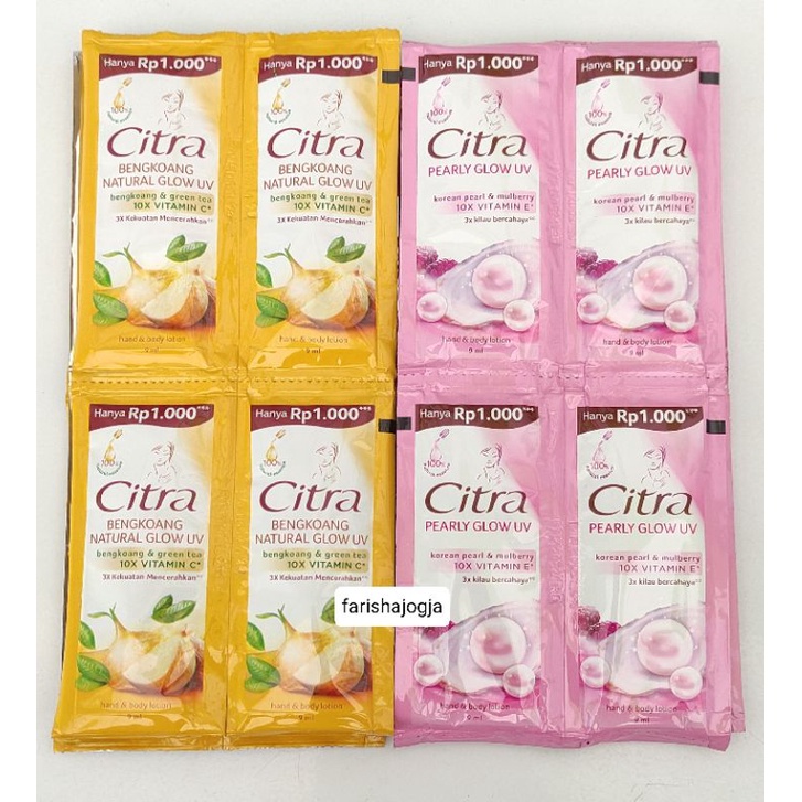 ✨ FSFF ✨ Citra Hand &amp; Body Lotion Sachet 9ml (4sachet)