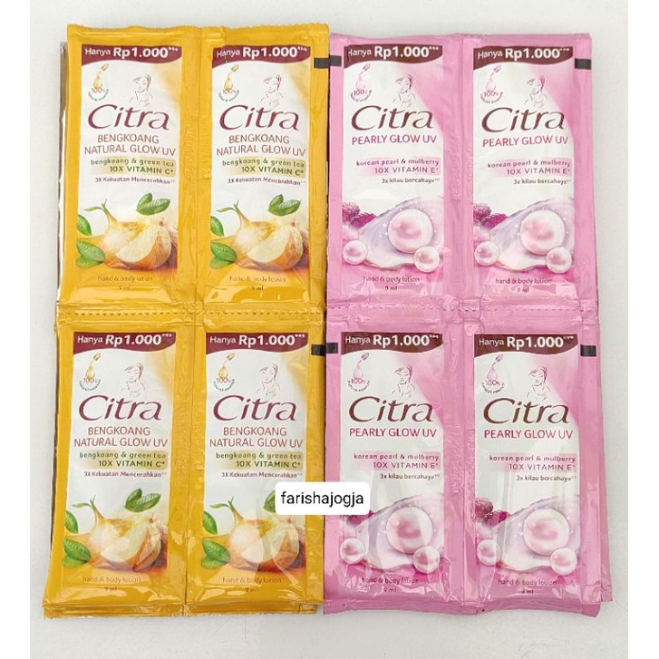 ✨ FSFF ✨ Citra Hand &amp; Body Lotion Sachet 9ml (4sachet)