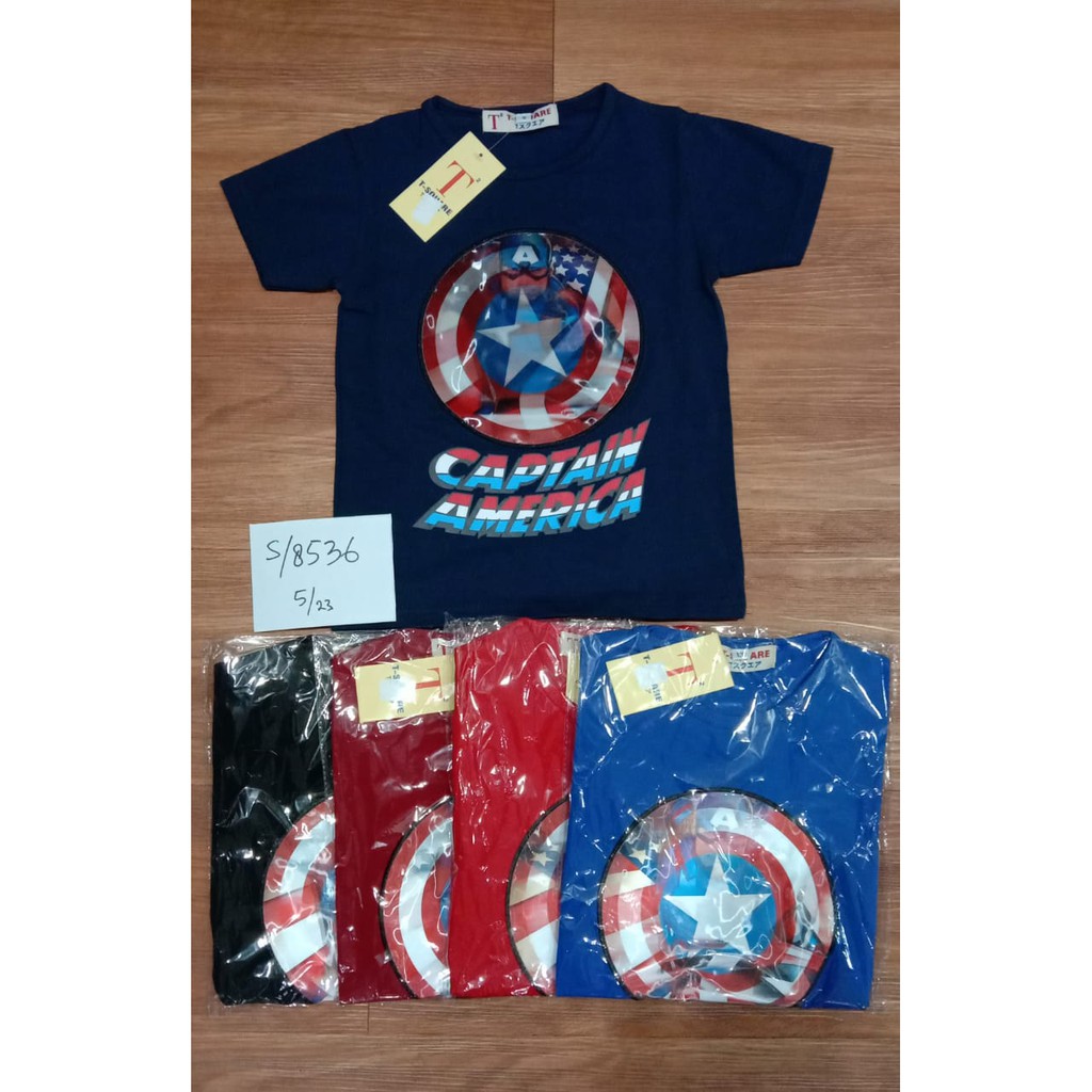  KAOS  ANAK COWOK 3D  IMPORT GROSIR HOLOGRAM SUPERHERO 