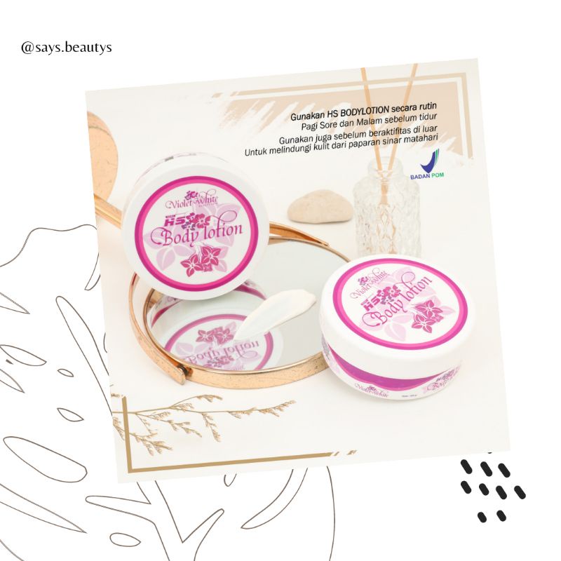 HS BODY LOTION 250gr PEMUTIH BADAN