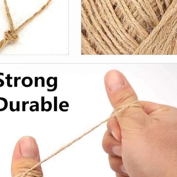 ➷ 100 meter Tali Goni 2mm - Tali Serat Nanas - Tali Goni - Burlap Goni - Tali Goni ➯