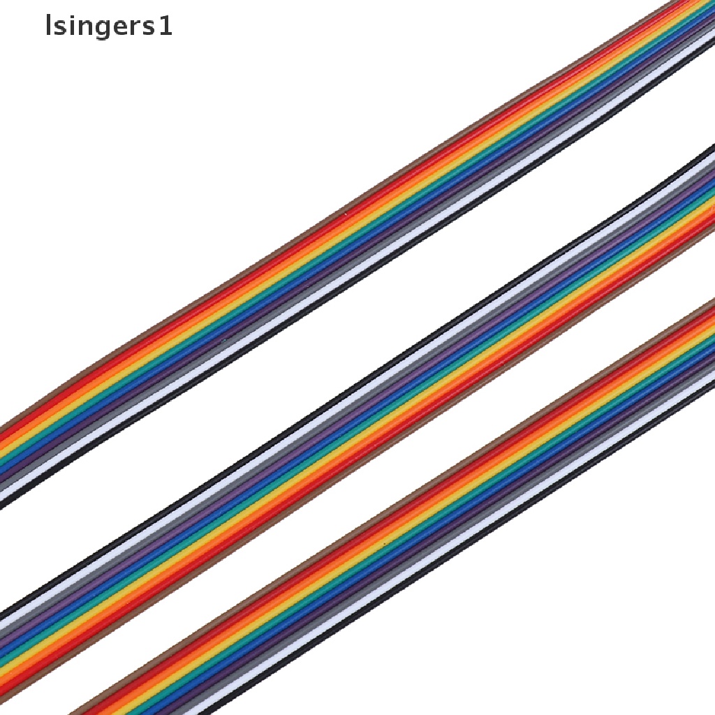 (lsingers1) 10pcs / Set Test Hook / Jepit Buaya 300mm Untuk Kabel Logic Analyzer