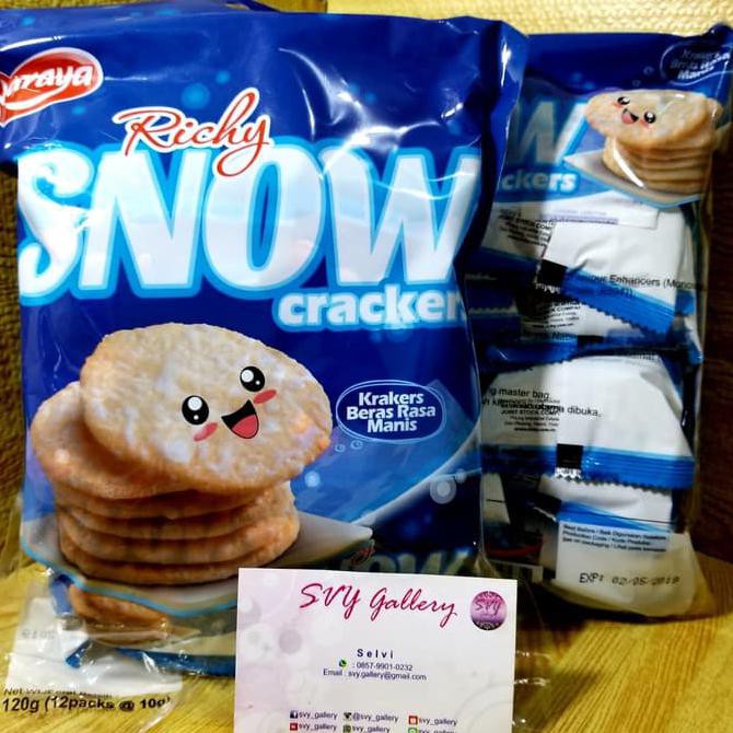 

NARAYA RICHY SNOW CRACKERS 120GR