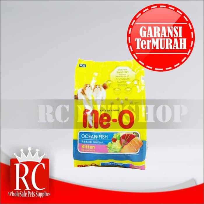 Makanan Kucing Kering Me-O Cat Food Me o Meo Kitten Ocean Fish 1,1 Kg