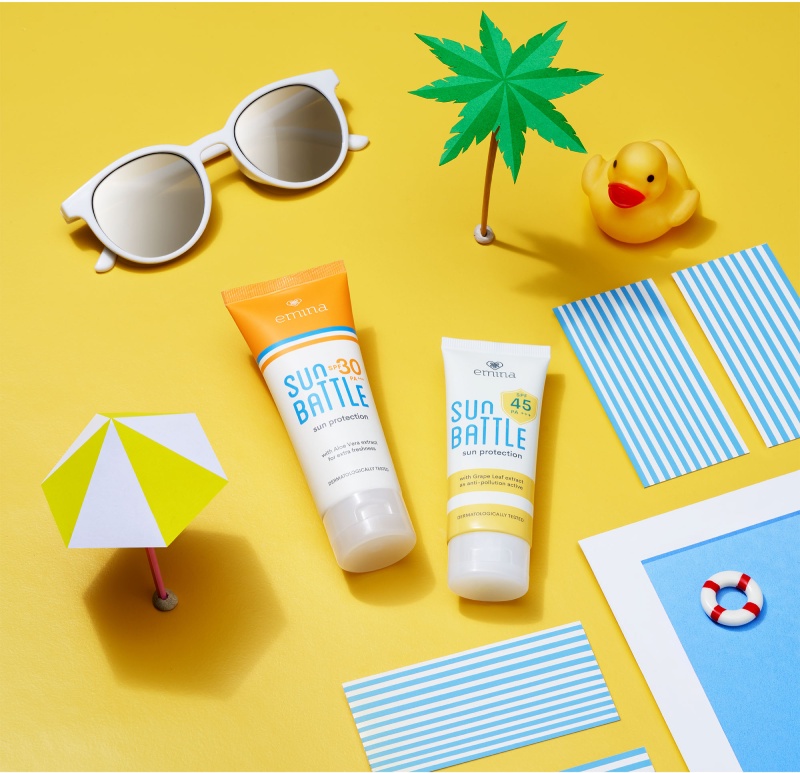 Emina Sun Battle SPF 30 PA+++ - Sunscreen Pelindung dari Sinar Matahari + UV BISA COD