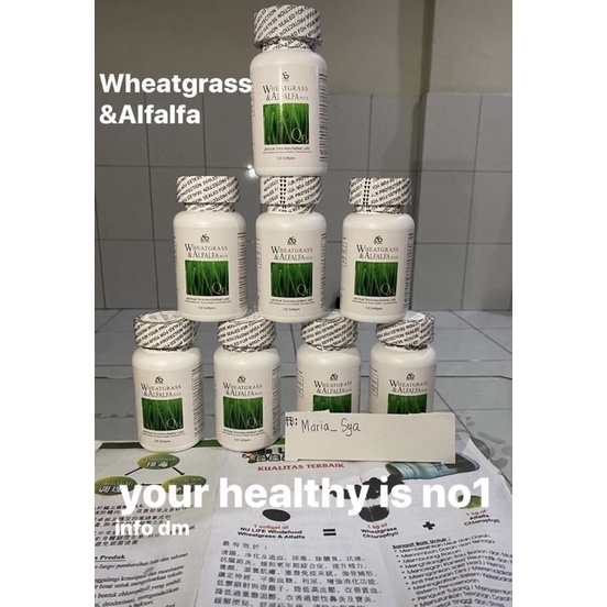 

Wheatgrass & Alfalfa Siau mai chau , siaumaicau , Suplemen kesehatan mendetox tubuh , menjaga stamina tubuh tetap fit.
