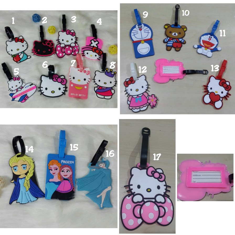 

LUGGAGE TAG / NameTag Koper Variasi No.1-No.15