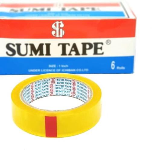 

♟ isolasi Sumi 1" Inch X 72Y isolasi selotip bening 24mm ✬