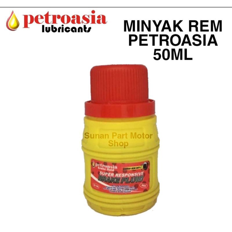 Minyak Rem Cakram Cairan Rem PETROASIA DOT 3 50ml Red ORIGINAL RESMI