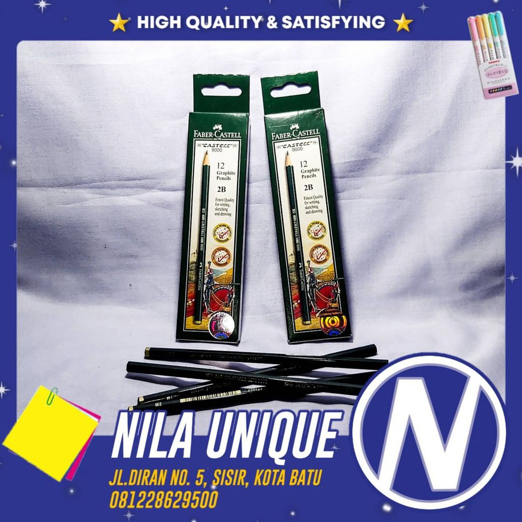 

PENSIL 2B FABER-CASTELL Murahh !!!!
