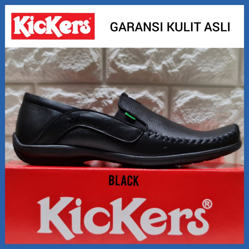 SEPATU PANTOPEL PRIA KICKERS KULIT ASLI 100% / SEPATU KICKERS PANTOFEL KULIT FORMAL / SEPATU KERJA KANTOR RESMI COWOK / SEPATU WEDDING PERNIKAHAN