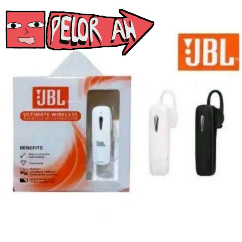 HEANDSFREE HEADSED HEADSET BLUETOOTH JBL SINGLE - earphone bluetooth