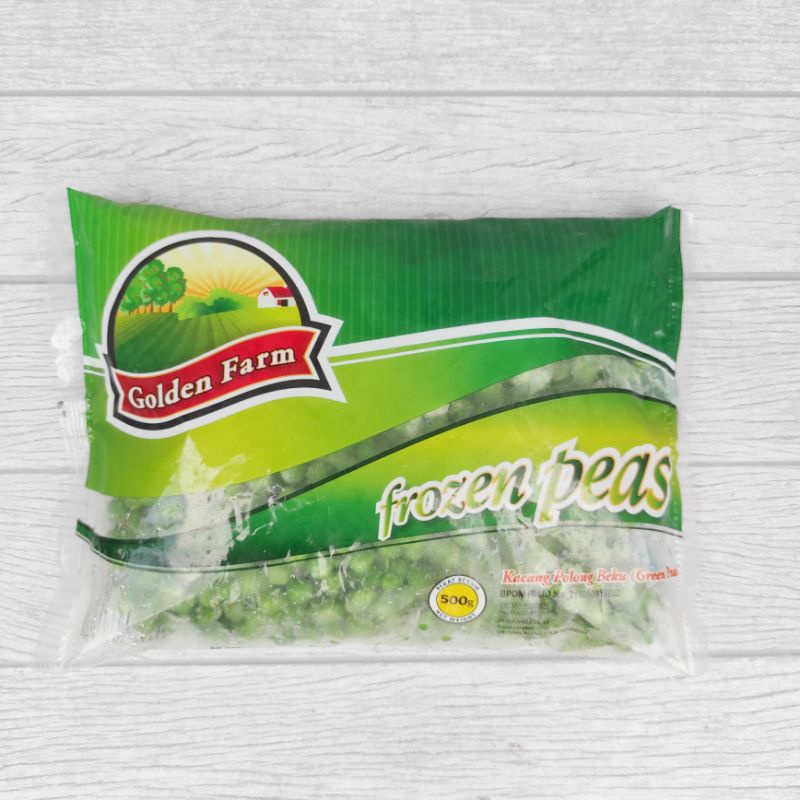 

Golden Farm Frozen Green Peas 500g Kacang Polong Beku Vegetarian Vegan