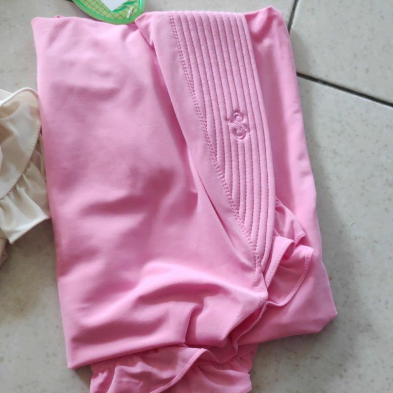 L 85 RC JILBAB BERGO ORIGINAL JAMILAH HIJAB | L 85 RC Tanpa Payet ORIGINAL Size M-Pink