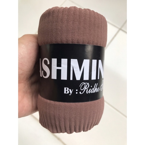 Hijab Pasmina plisket premium / Pasmina Plisket lidi / Pasmina pleated shawl / Pashmina plisket Tanpa Garis Tengah-35. Earthtone Full