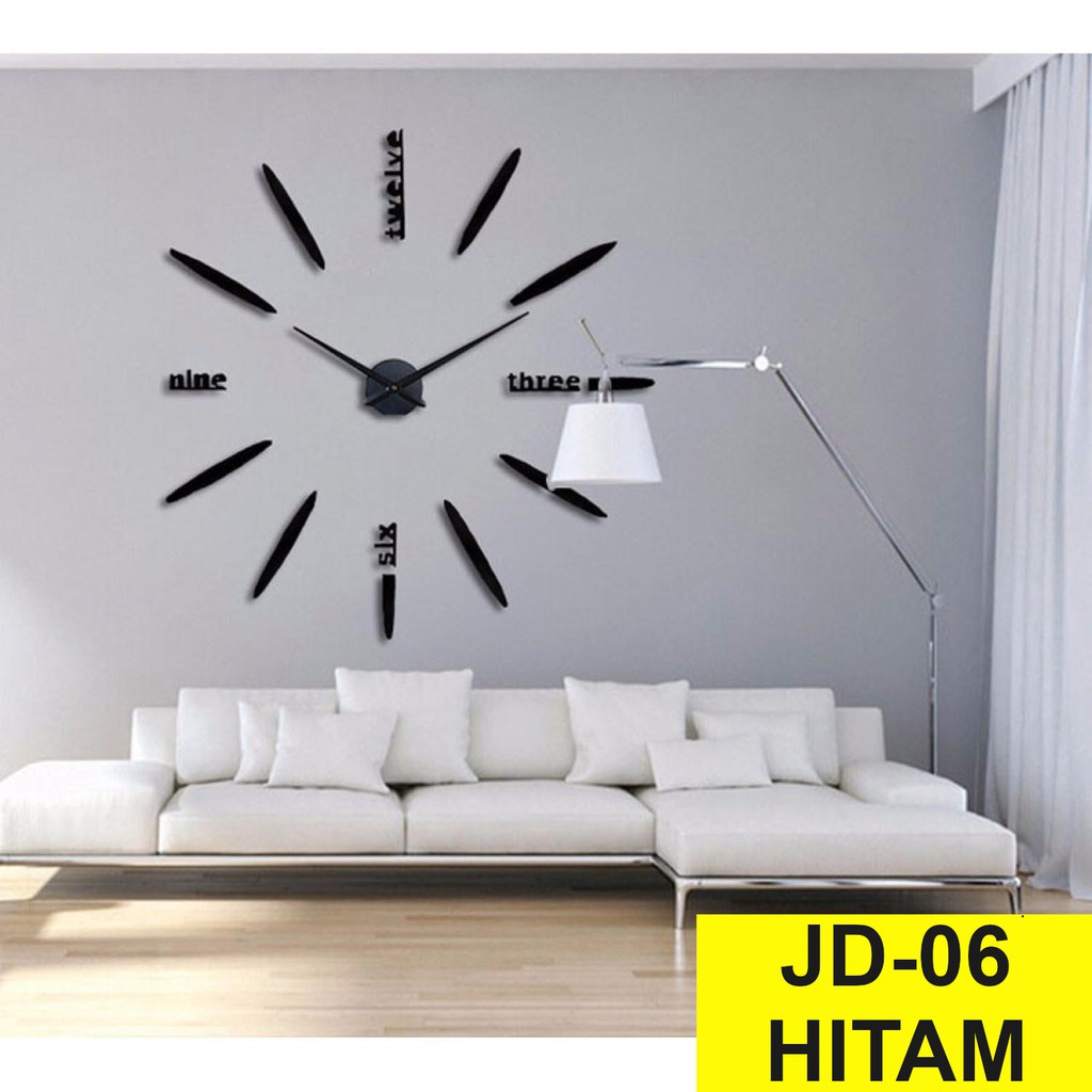Jam Dinding Besar Unik Giant Wall Clock Diameter 80-130cm-JD-06 (BESAR)