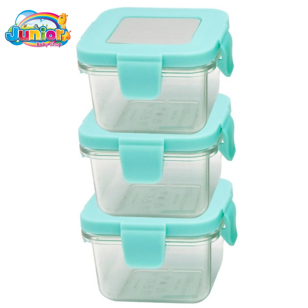 Marcus &amp; Marcus Tritan Air Tight Container 120ml x 3pcs