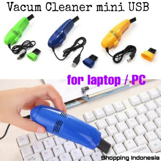 Unik  Vakum / Vacum cleaner portable mini usb untuk keyboard PC / laptop murah