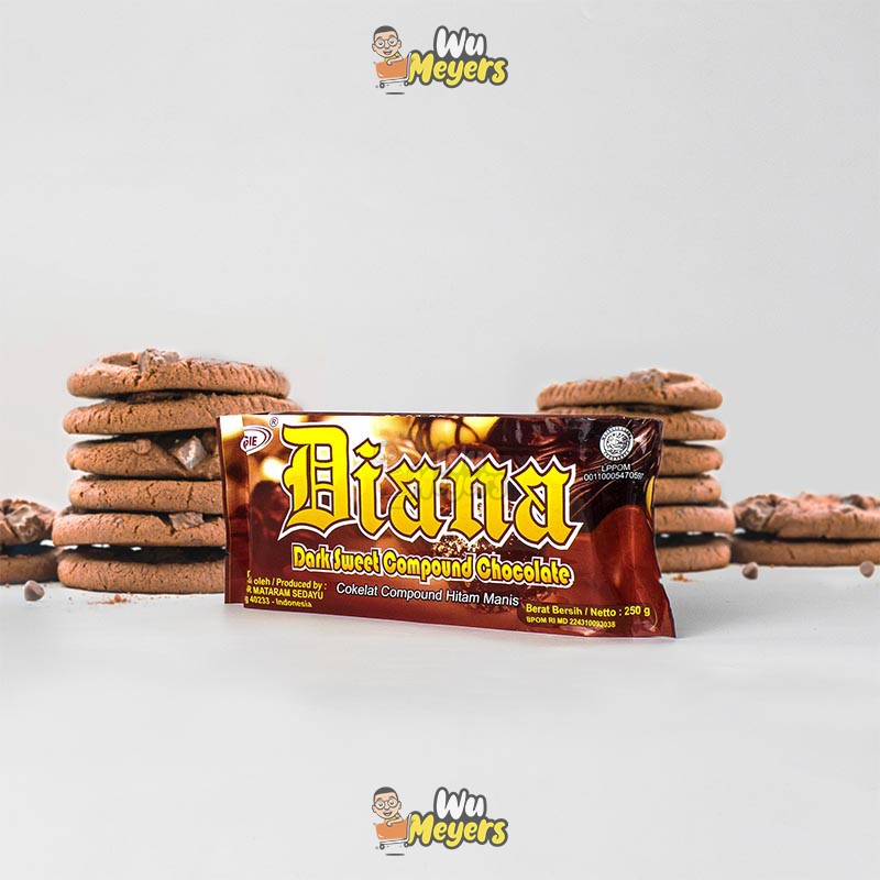 

2Xbtygneal Sakha Snack ) L'Agie Coklat Diana 250 Gr Lagie Coklat Compound Hitam Manis