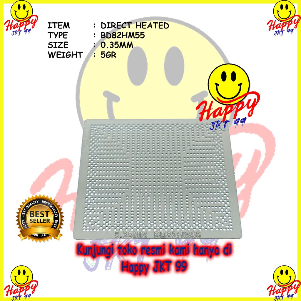 [ HAPPY JKT 99 ] DIRECT HEATED STENCIL DH BD82HM55 BD82HM57 HM55 HM57