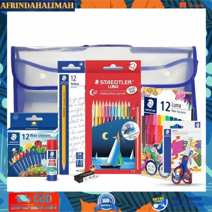 

[TERBARU] BARU Staedtler Fancy Set / Paket Super Hemat Peralatan Anak Sekolah