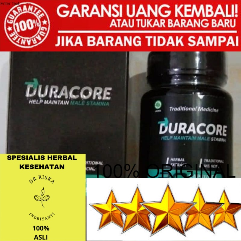 100% ASLI Duracore Suplemen Vitalitas Pria Obat Herbal Duracore Asli BPOM