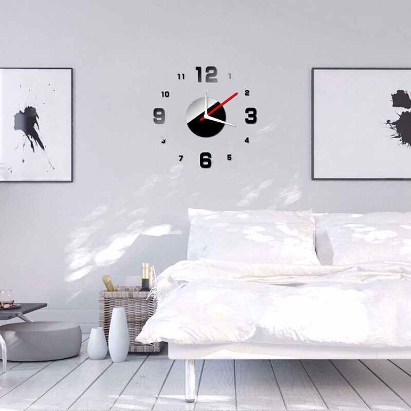 Jam Dinding DIY Giant Wall Clock Quartz Arcylic 50-60cm - DIY-08