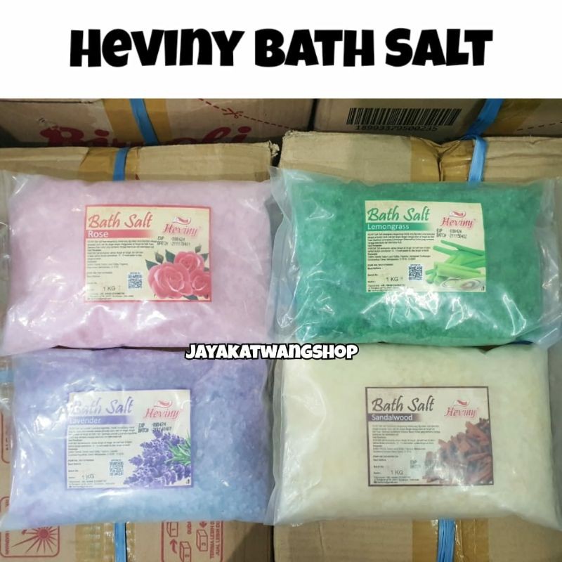 HEVINY Bath Salt Garam Mandi Refill 1 KG