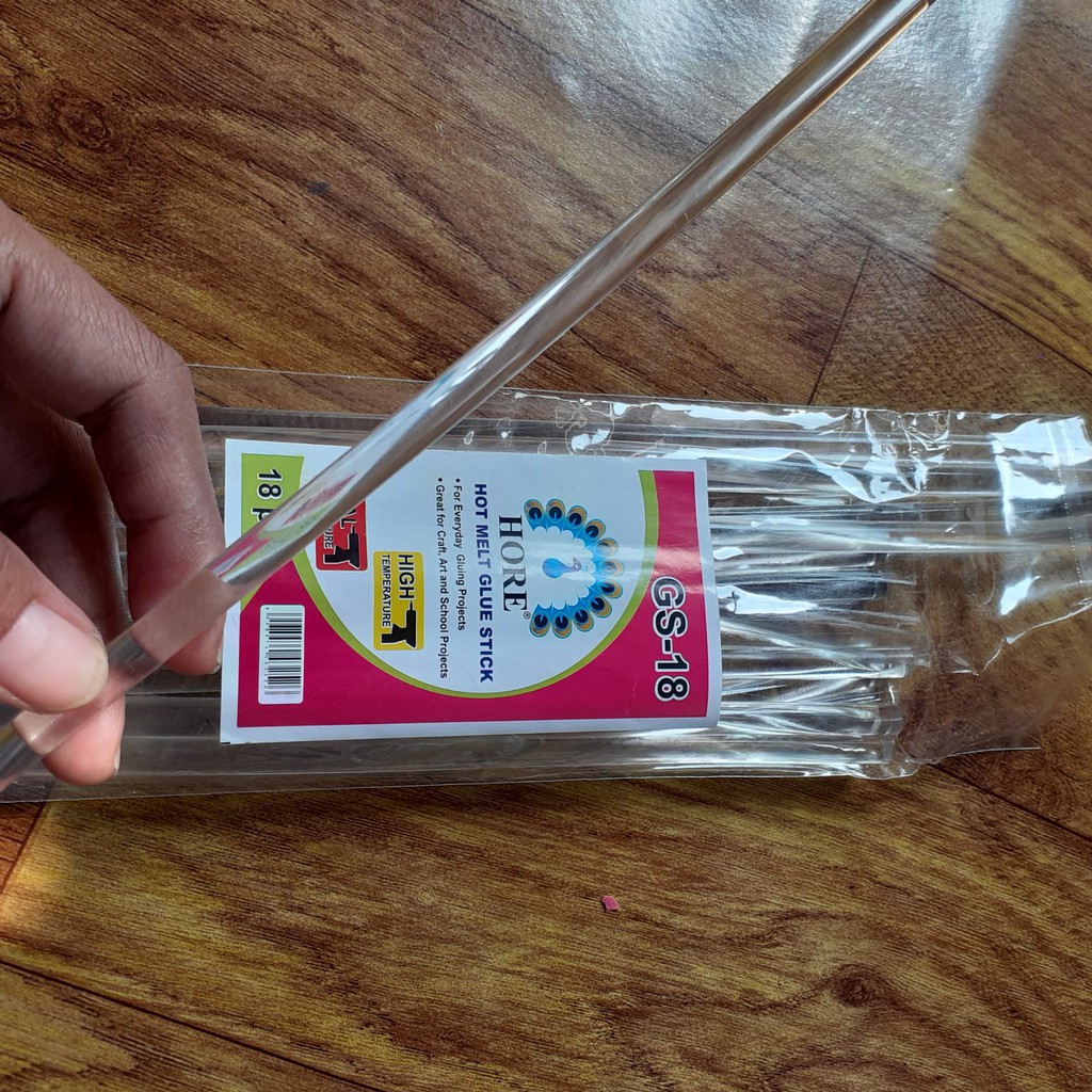 

Refil glue gun size kecil panjang merk HORE, isi lem bakar , isi lem tembak