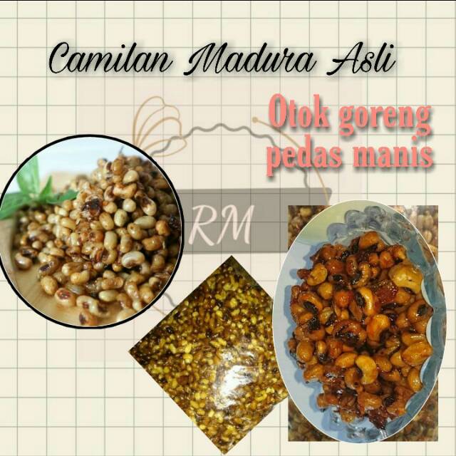 

Camilan khas madura Otok goreng, (biji kacang panjang)