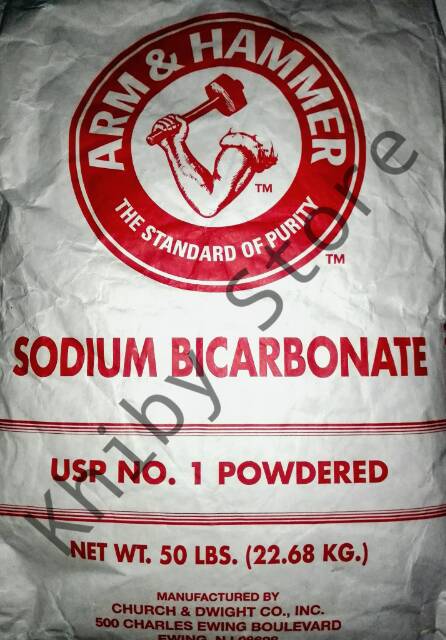 Baking Soda Arm Hammer Pharma Grade 1kg Soda Kue Murni Sodium Bicarbonate Usa Shopee Indonesia