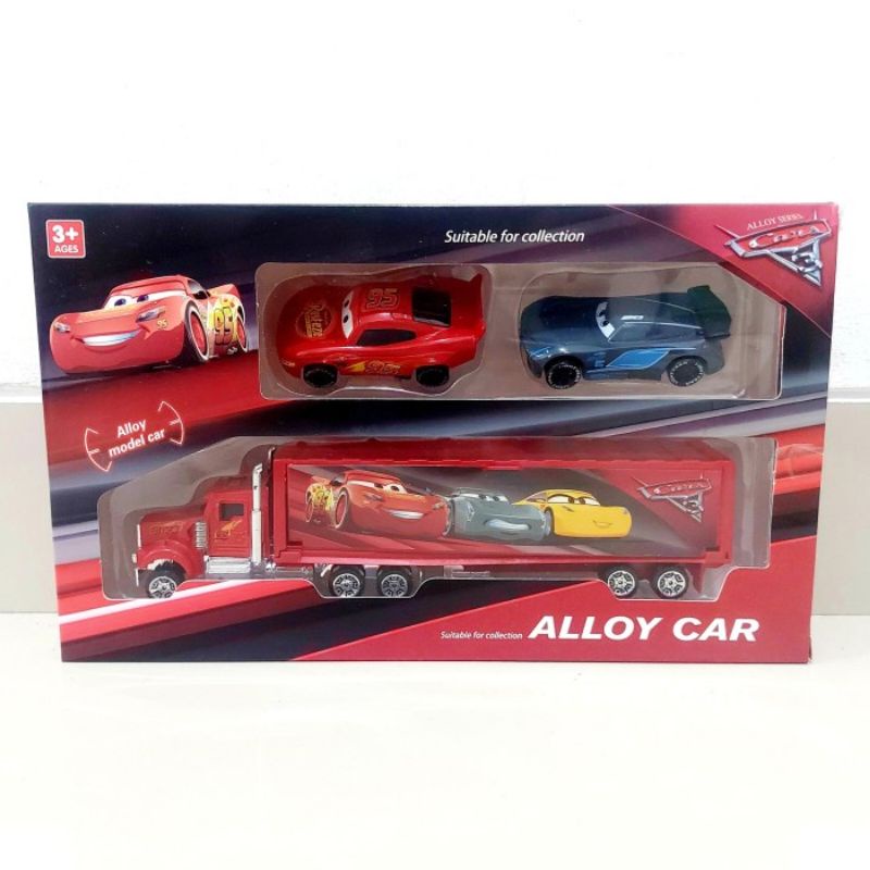 Set Diecast Cars Body Alloy - Mainan Miniatur Mobil Figure Mcqueen Anak