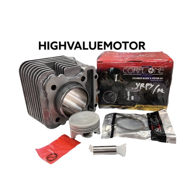 BLOK SEHER/BLOK BORING KOMPLIT MIO M3-FINO FI 125-SOUL GT 125 PLUS PISTON KIT CORAZONE CYLINDER BLOC