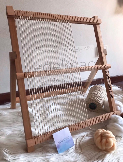 Tapestry Weaving Loom Wooden Stand