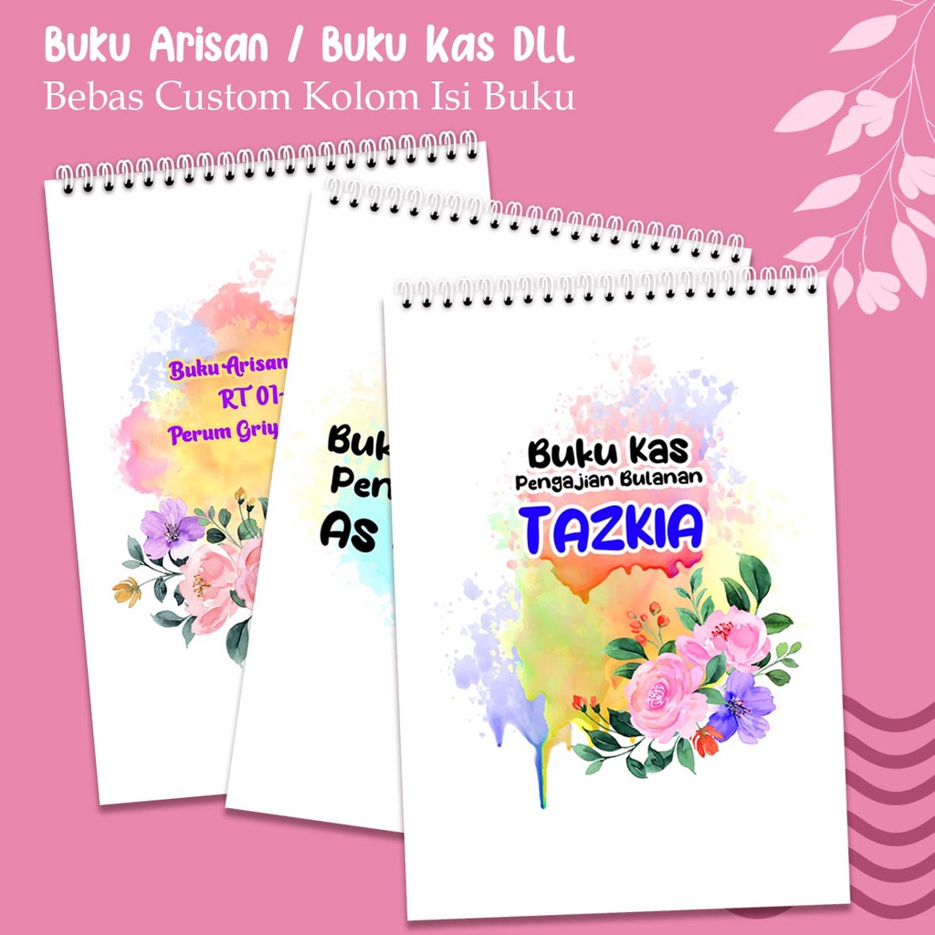 

AlafaKingdom Buku Arisan Custom Jilid Spiral