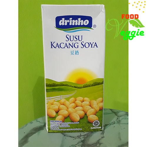 Jual Drinho Soya Bean Milk Susu Kacang Soya 1lt Shopee Indonesia