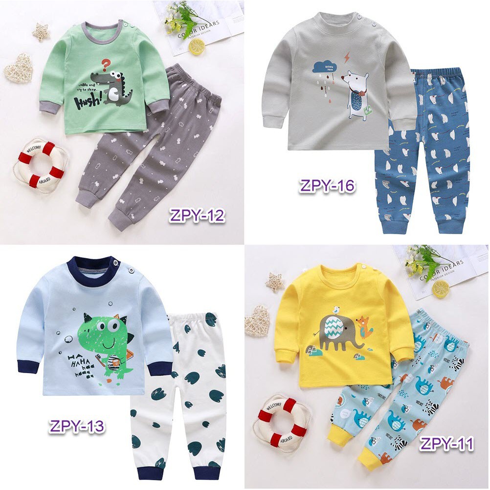 Baju piyama bayi anak cewe cowo laki laki perempuan lucu Baju piyama bayi anak cewe cowo laki laki perempuan lucu