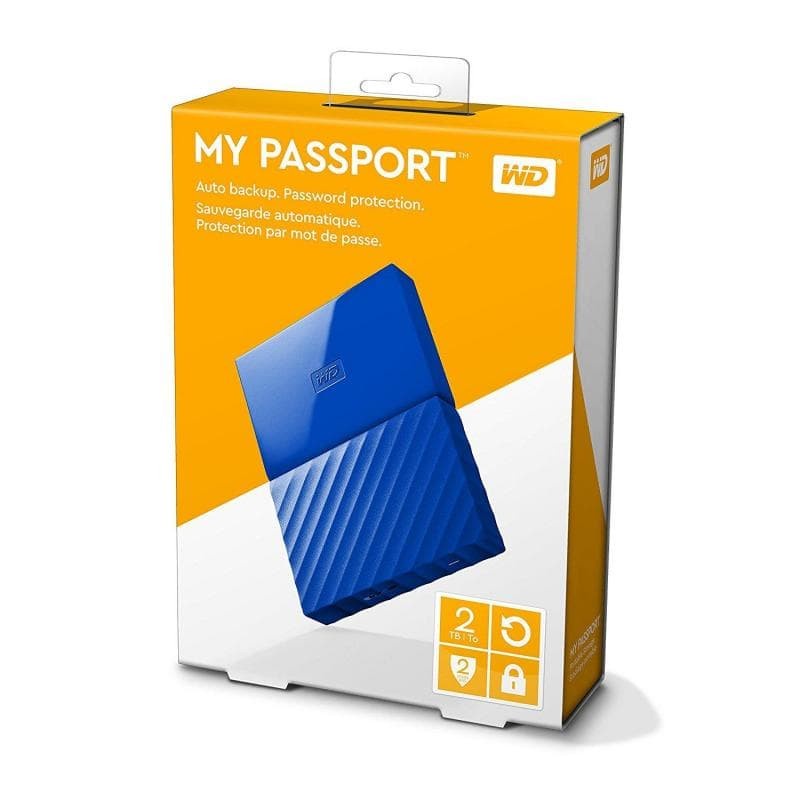 WD My Passport 2TB Eksternal Hardisk-Garansi Resmi