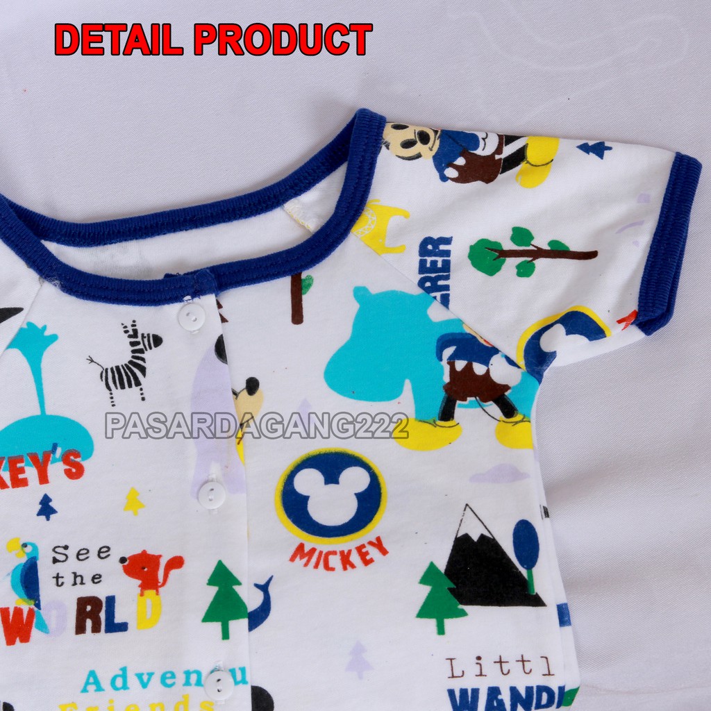 BAJU BAYI JUMSUIT LENGAN PENDEK SET JMS1