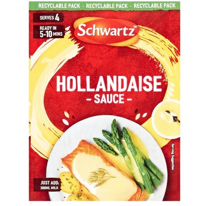 

Schwartz Hollandaise Sauce |Bumbu siap pakai untuk Saus Hollandaise|25g