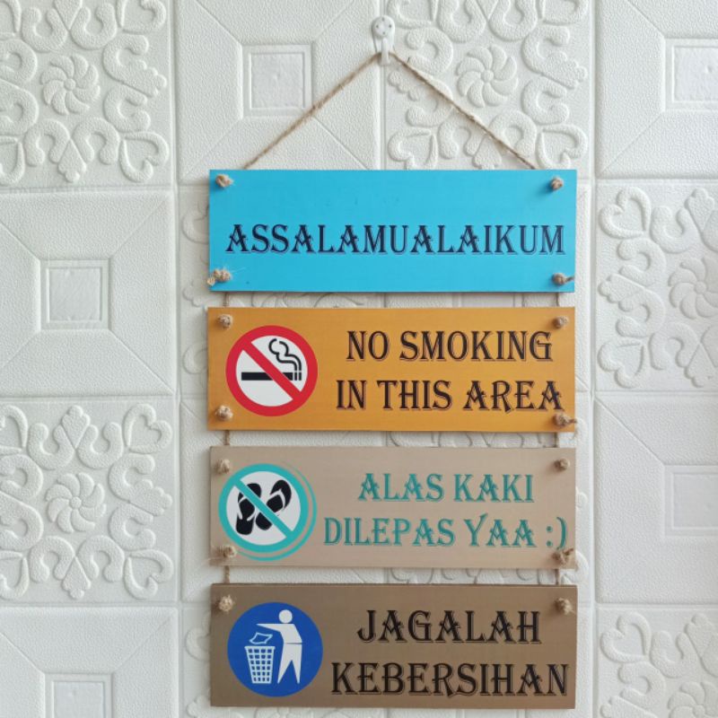 DILARANG MEROKOK HIASAN DINDING