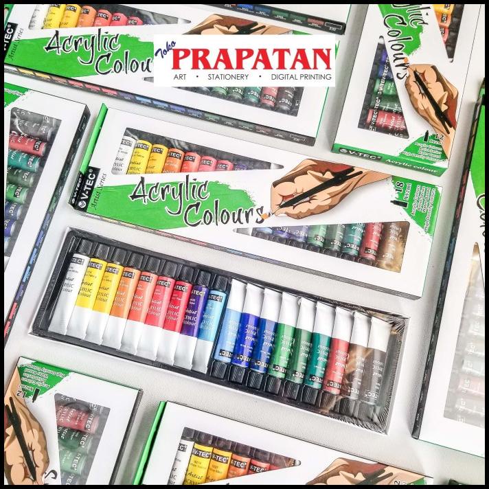 Cat Akrilik V- Tec 18 Warna 12 Ml / Acrylic Paint