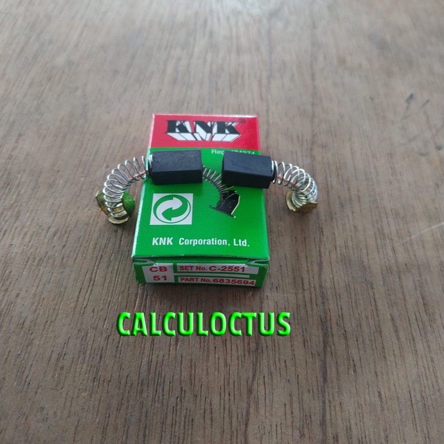 Carbon Brush/ Arang/ Cool Booster/ Spul KNK CB 51